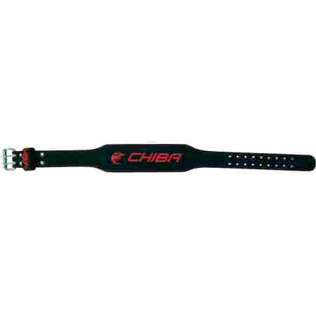 Chiba - Ledergürtel schwarz/rot