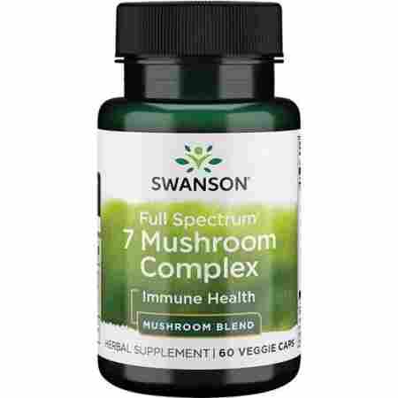 Swanson Full Spectrum 7 Mushroom Complex - 60 Kapseln