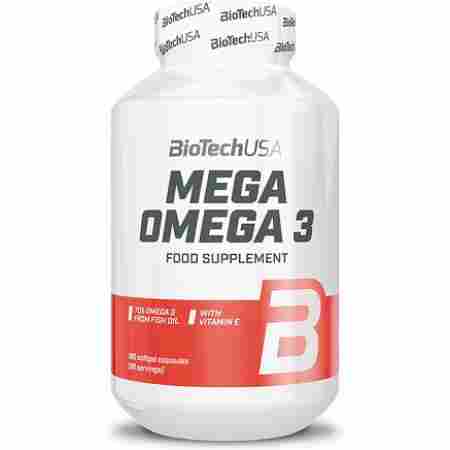 BioTech Mega Omega 3, 180 Kapseln