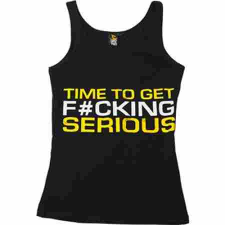 Dedicated Women Tank "Time To Get Serious"