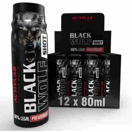 Activlab Black Wolf Shot Preworkout 12 x 80ml