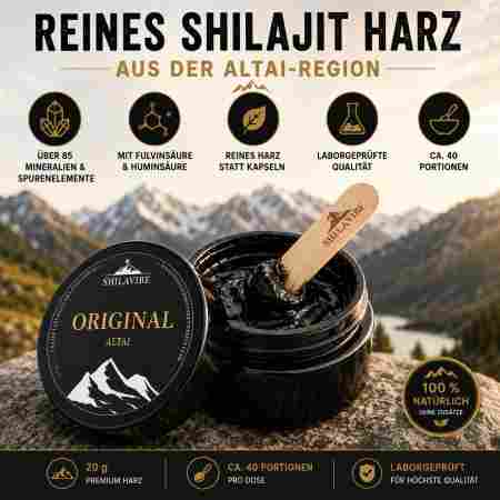 Shilavibe Shilajit 20 g – Premium Shilajit Harz